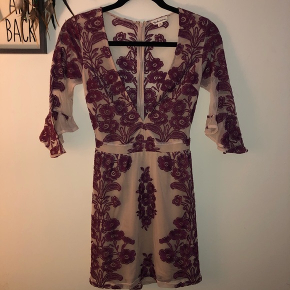 For Love And Lemons Dresses & Skirts - Barely used for love & lemons purple mini dress XS